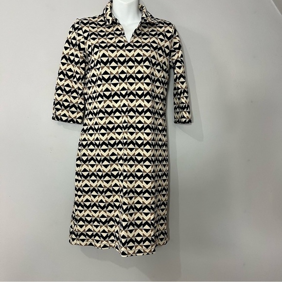 J. McLaughlin Catalina Cloth Womens Dress Geometric Career Summer 70s Revival - Picture 11 of 15